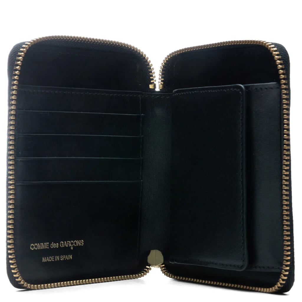 Comme des Garcons Tartan Patchwork Wallet Green