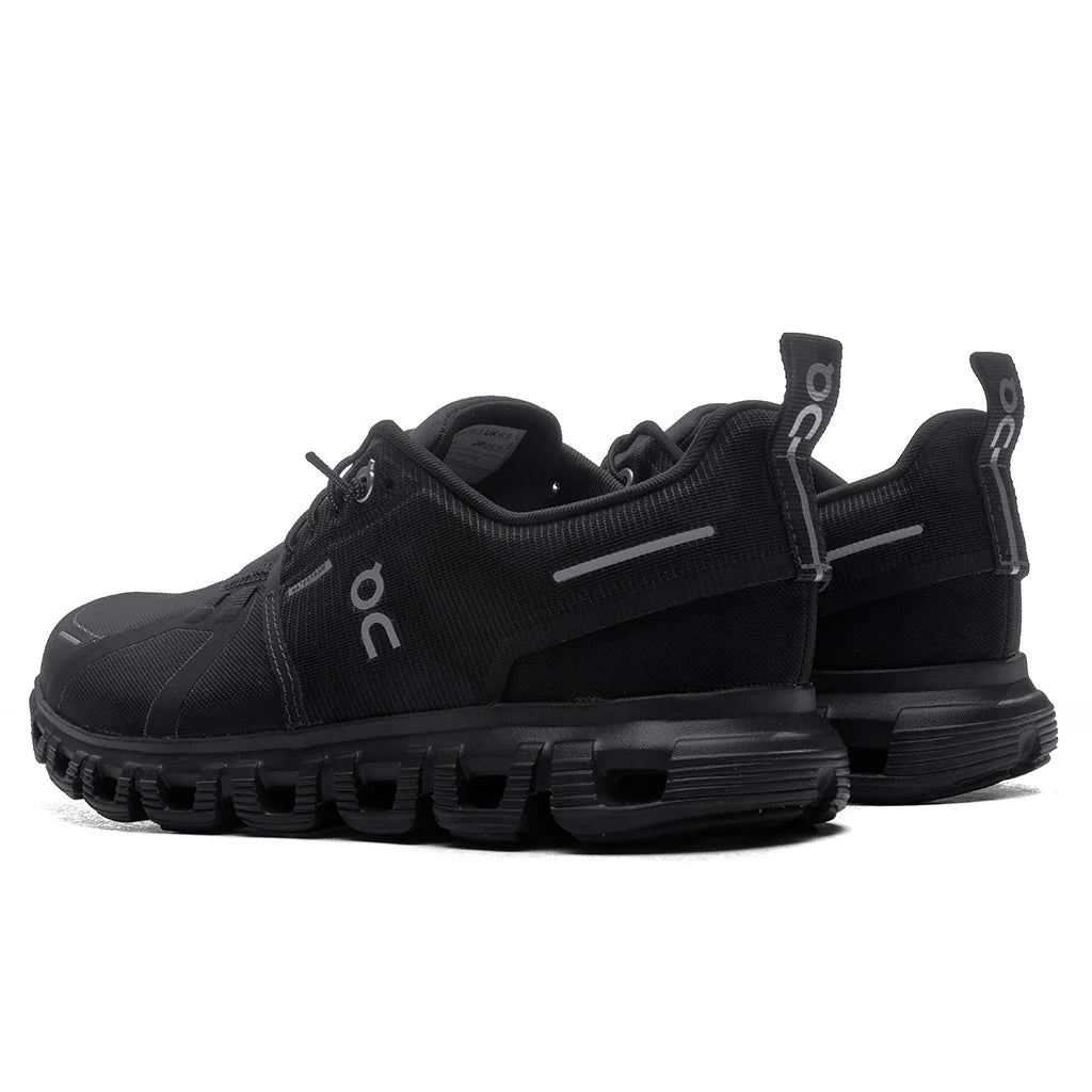 Womens Cloud 6 Waterproof Black Black