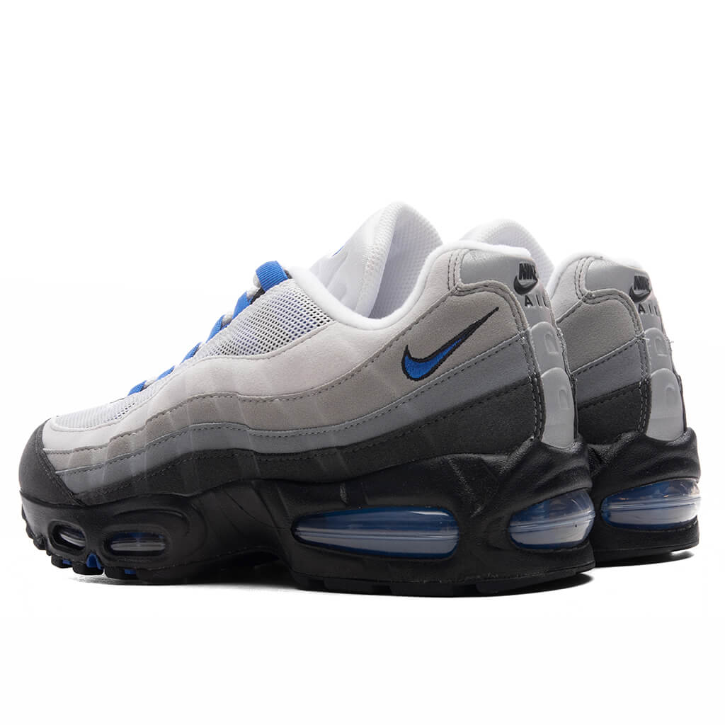 Air Max 95 Big Bubble Blue Spark White Blue Spark Neutral Grey