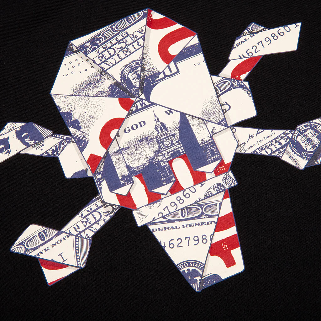 Origami S S Tee Black