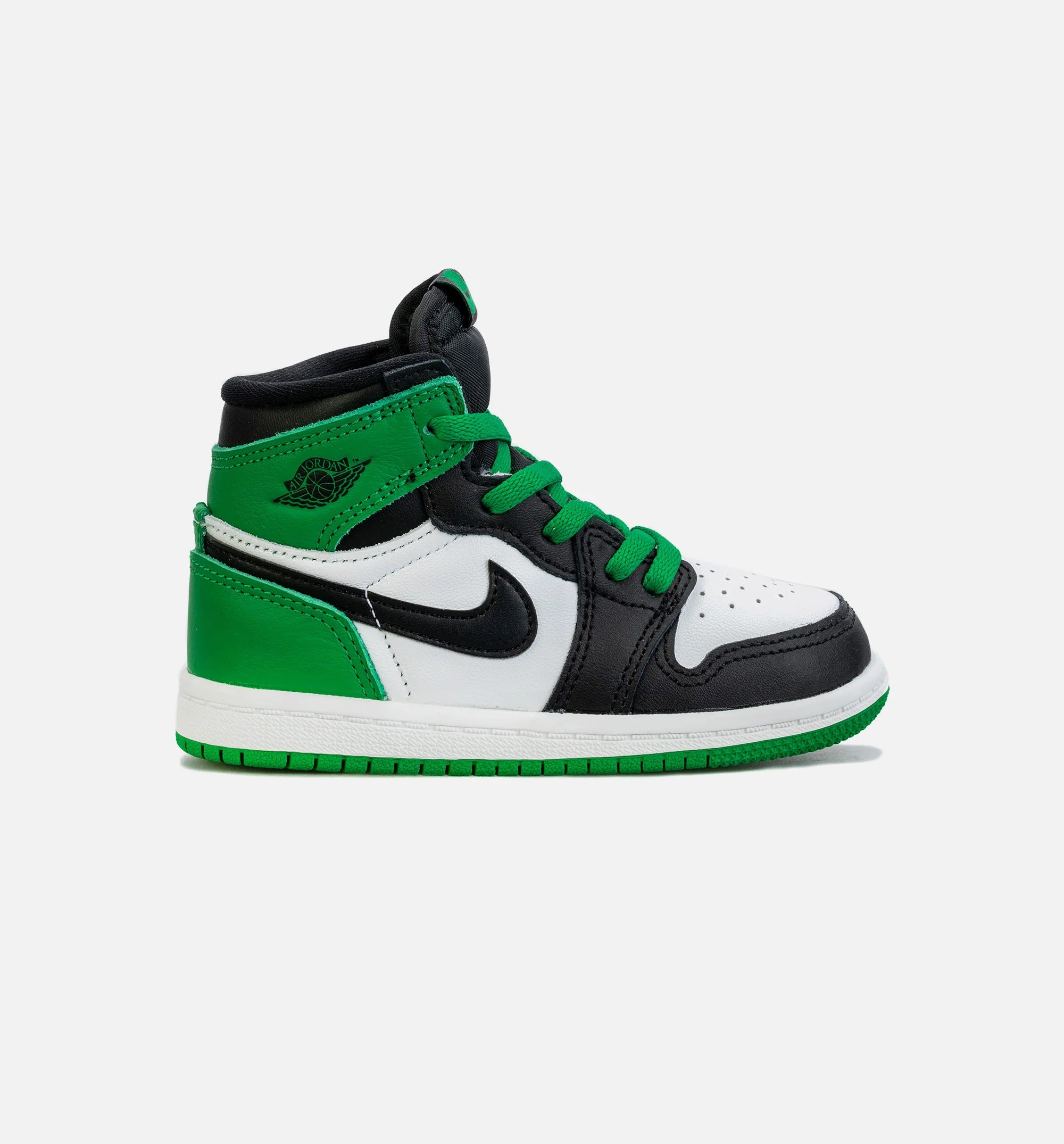 Air Jordan 1 Retro High OG Lucky Green Infant Toddler Lifestyle Shoe Green Black