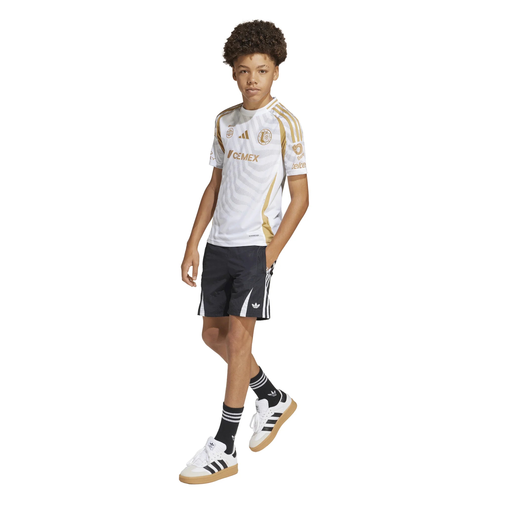 adidas Youth Tigres UANL Third Jersey 24 25 White