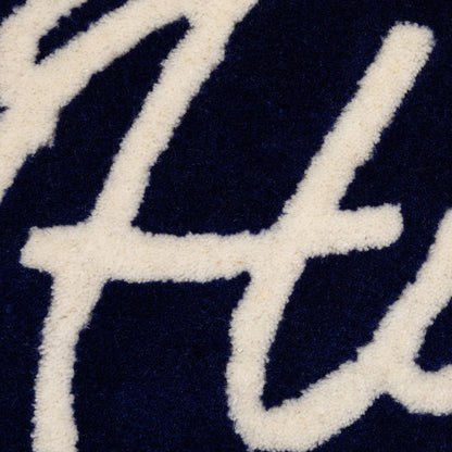 Heart Rug Medium Blue