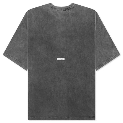 Garment Dyed Crew Neck T Shirt Fn Ux Tshi000018 Faded Black