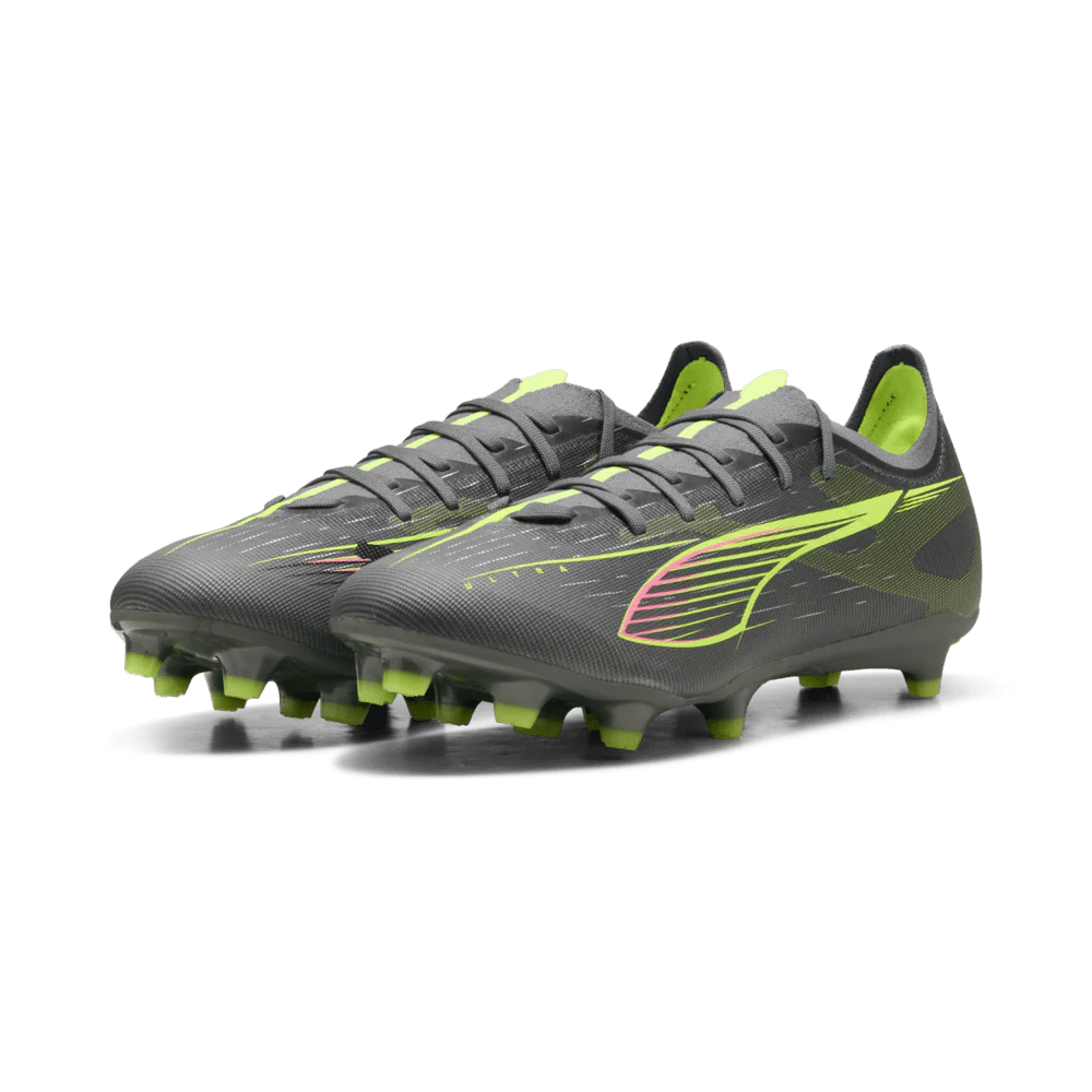 PUMA Ultra 5 Match FG AG Firm Multi Ground Soccer Cleats Silver