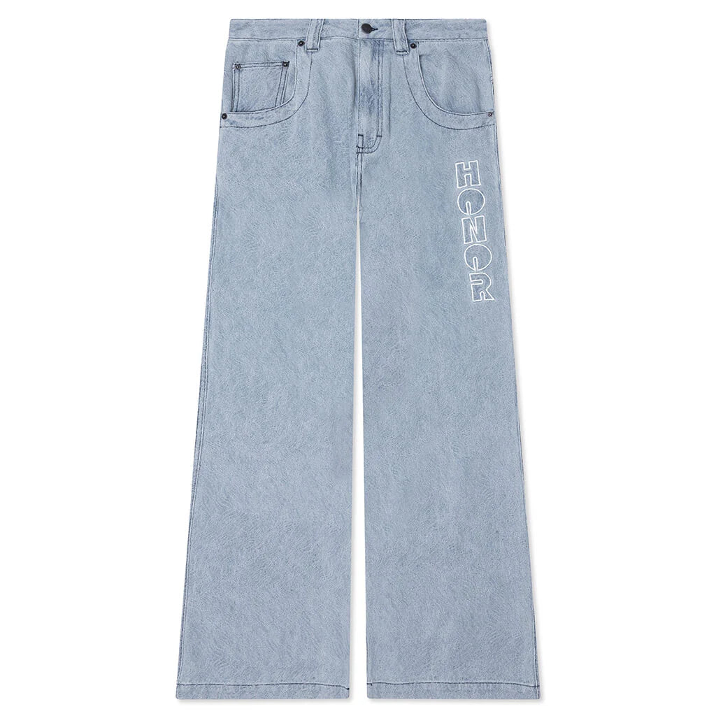 Indigo Wide Leg Pant Light Indigo