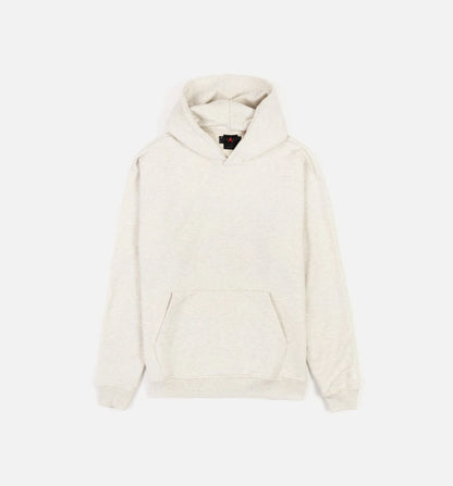 Wordmark Fleece Mens Hoodie Beige