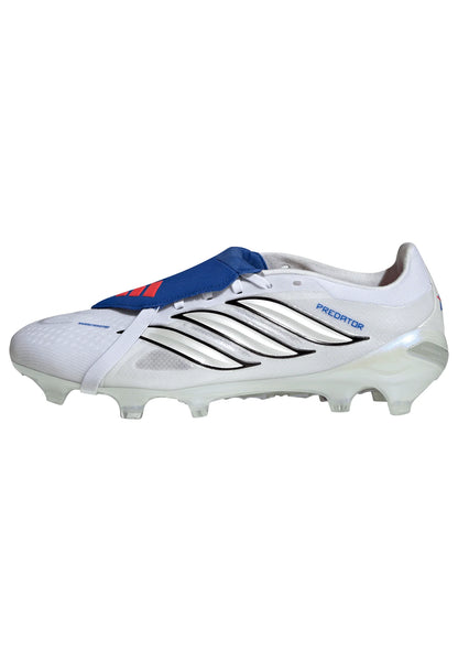 adidas Predator Pro Fold Over Tongue FG Firm Ground Mens Soccer Cleats White Zero Metallic Blue