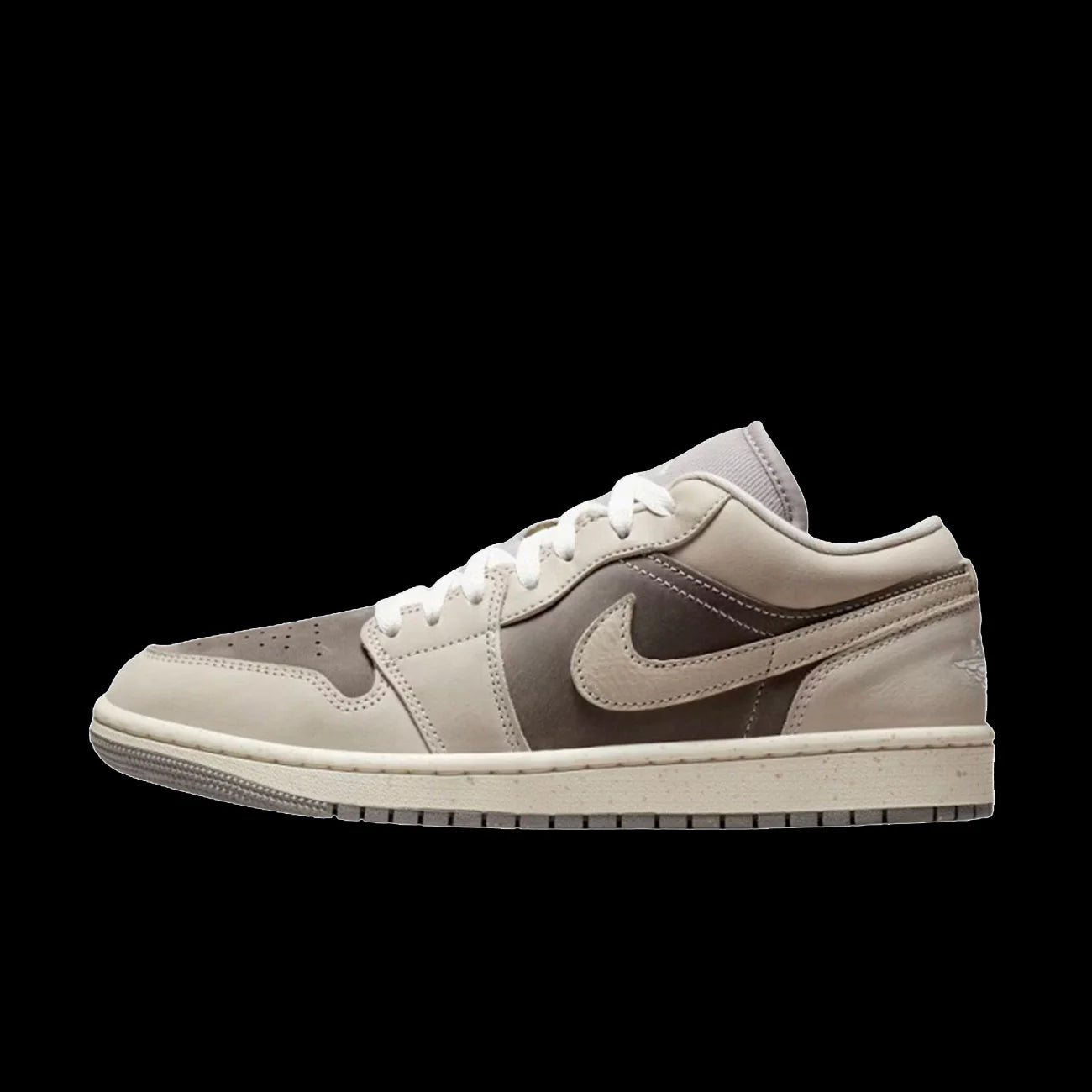 WMNS Air Jordan 1 Low SE Enigma Stone Oatmeal Pale Ivory Hemp
