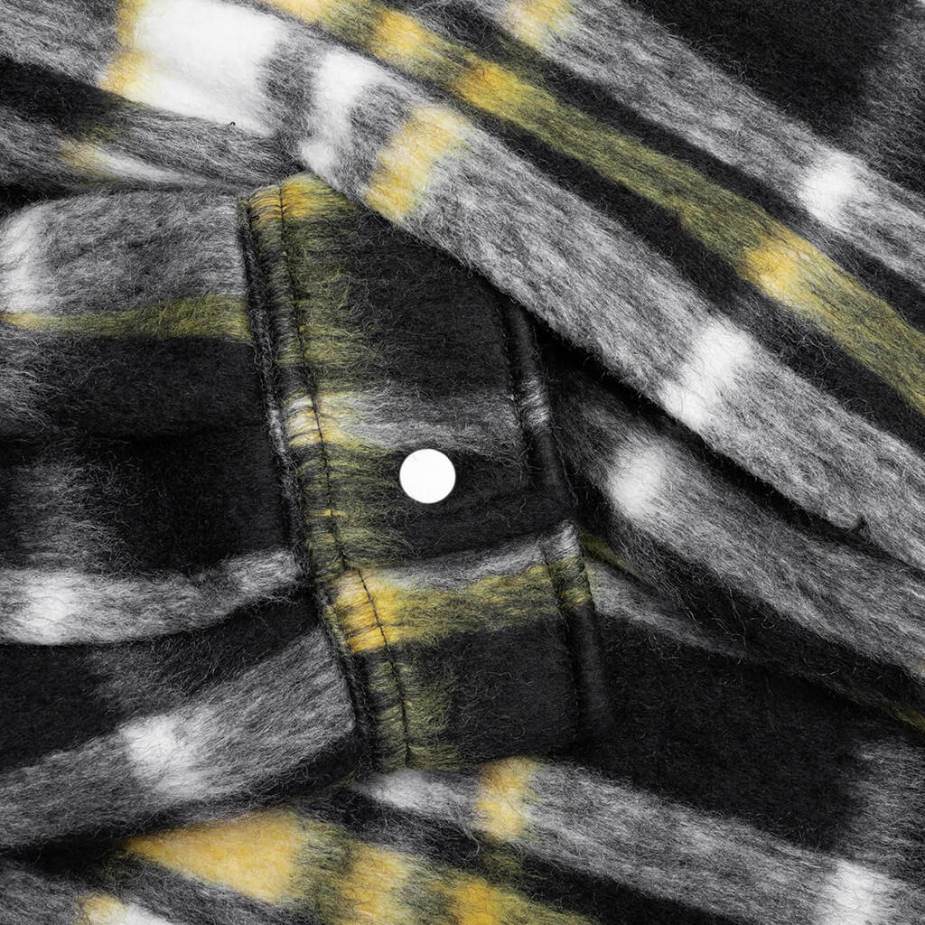 Textured Overshirt Jet Black