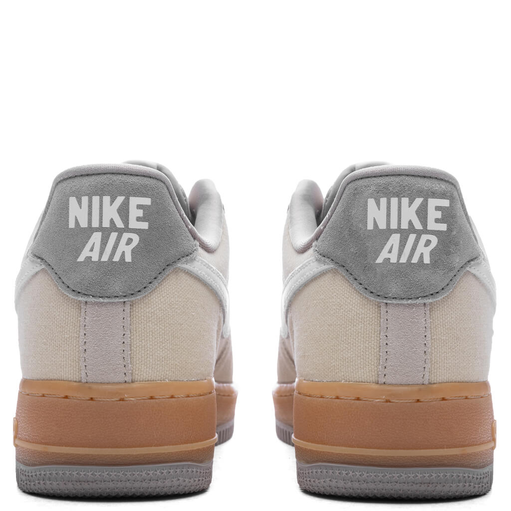 Womens Air Force 1 07 Light Khaki White Gum Yellow College Grey