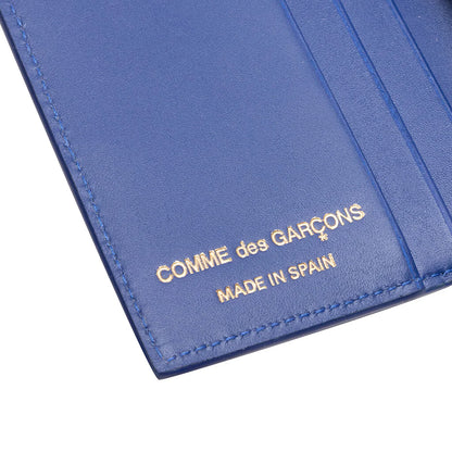 Comme des Garcons Polka Dots Wallet Navy