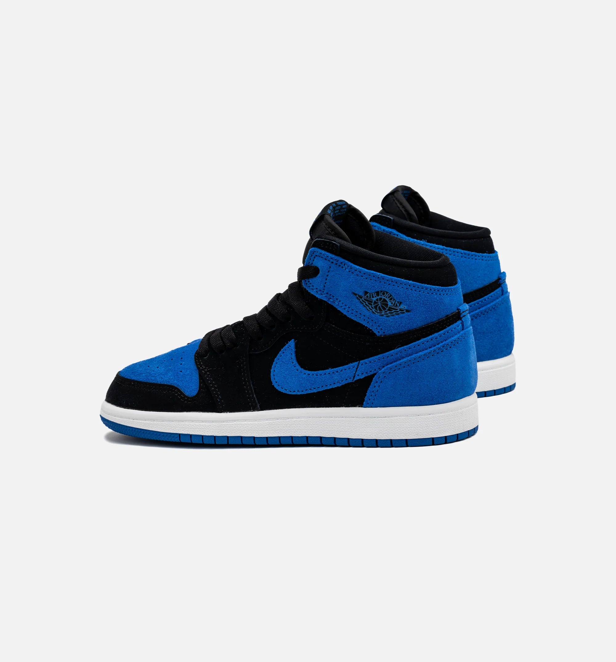 Air Jordan 1 Retro High OG Royal Reimagined Preschool Lifestyle Shoe Black Royal Blue White Free Shipping
