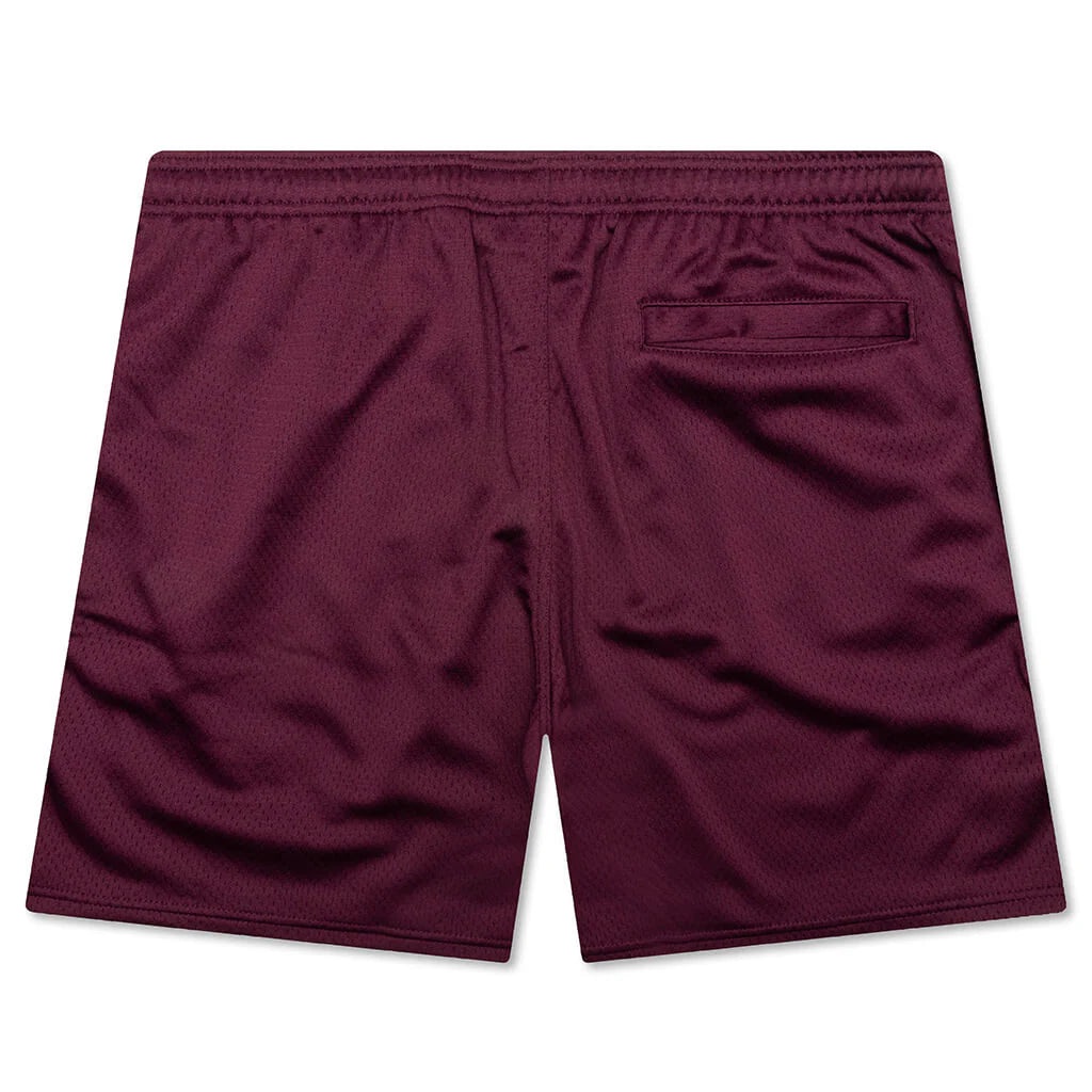 Big Basic Mesh Short Plum