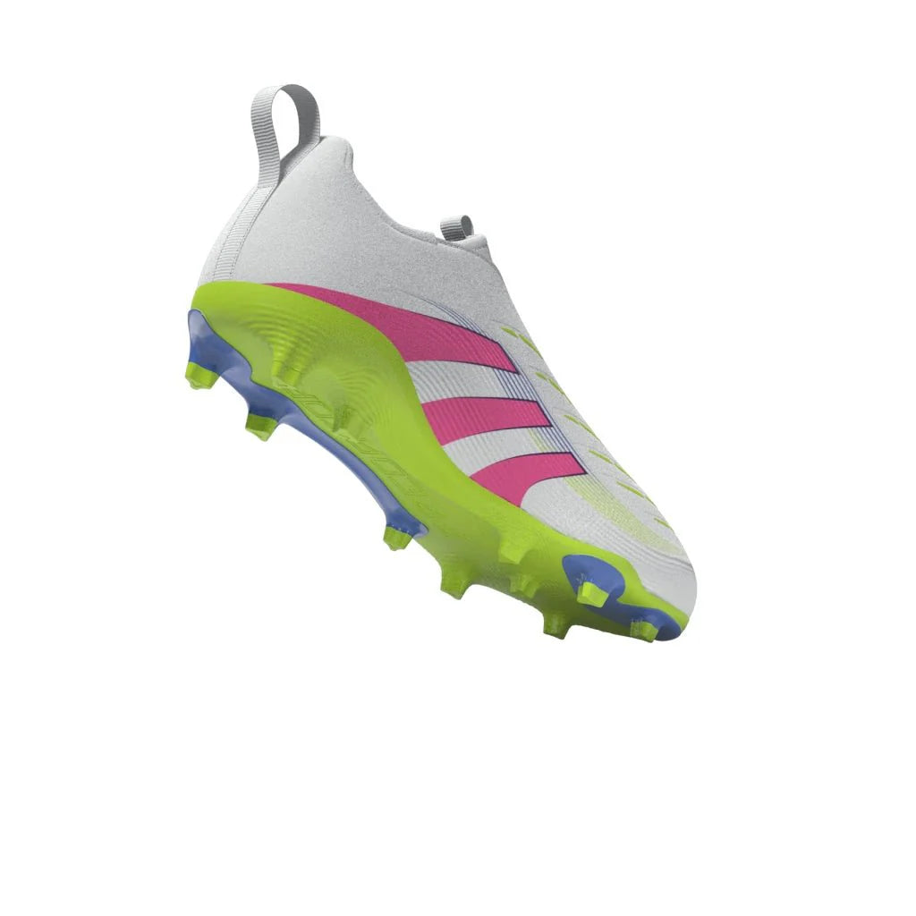 adidas Predator League Laceless Firm Multi Ground Boots Junior White Pink