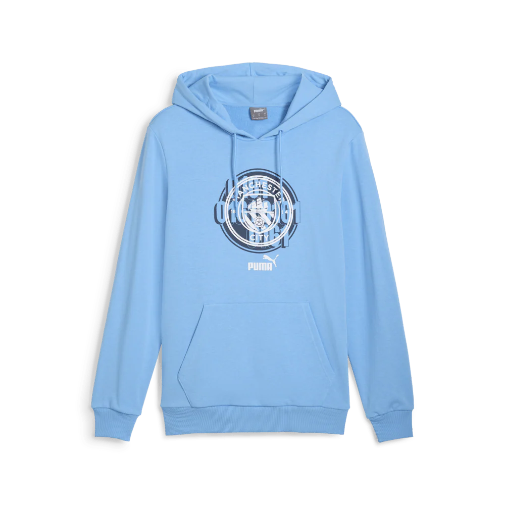 PUMA Manchester City Ftblculture Hoodie Team Ligh Blue