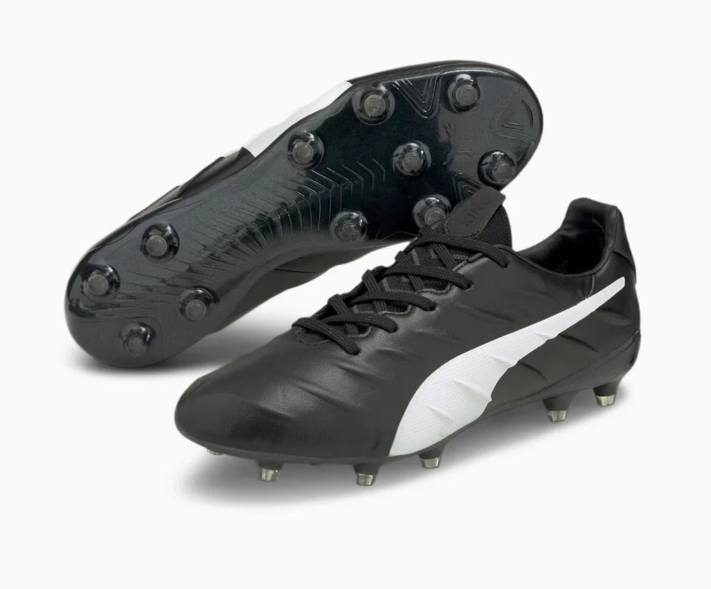 PUMA King Platinum 21 FG AG Black White