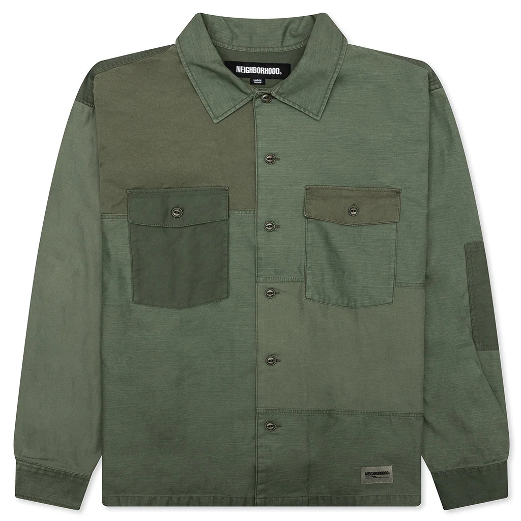 RM Utility Shirt LS Olive Drab