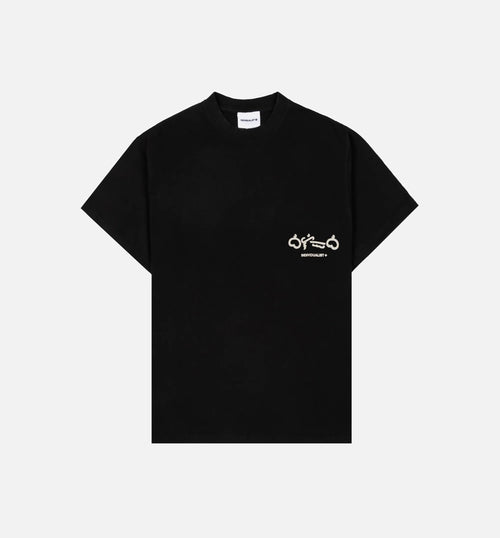 Baybayin Mens Short Sleeve Shirt Black