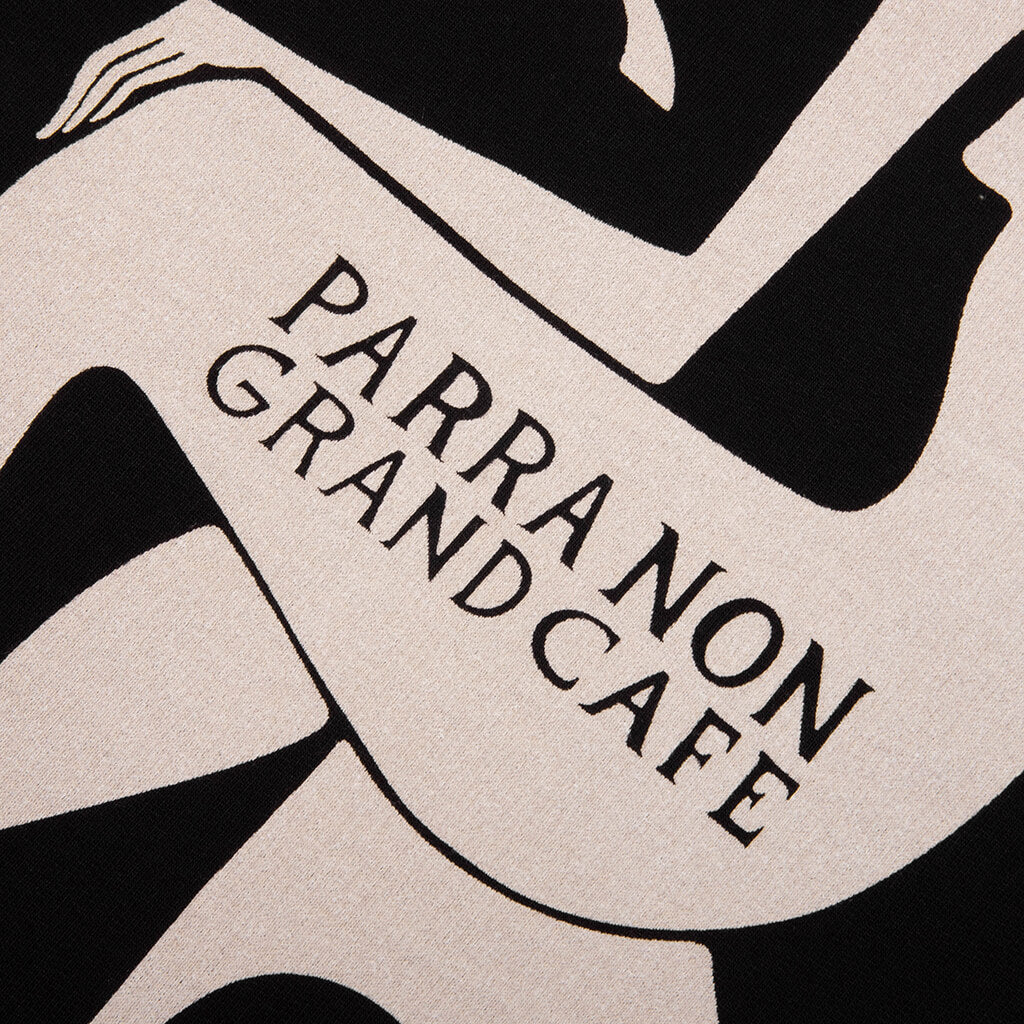 Non Grand Cafe Hooded Sweatshirt Black