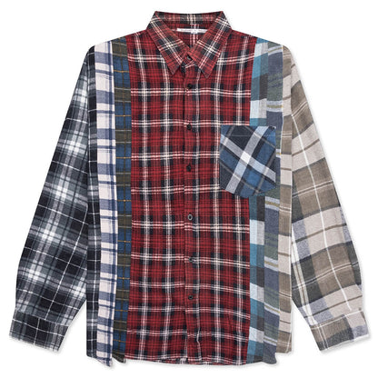 7 Cuts Flannel Shirt Assorted