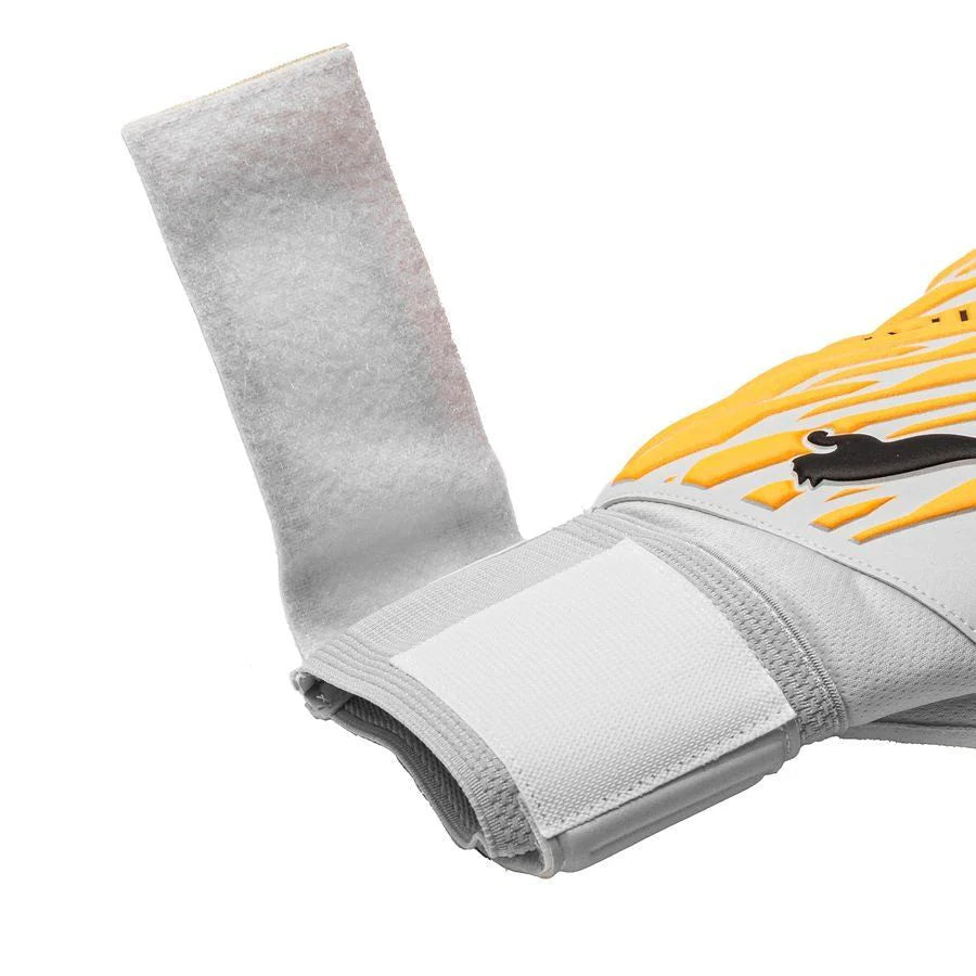 PUMA Ultra Grip 1 RC Goalkeeper Gloves Neon Citrus Silver Black