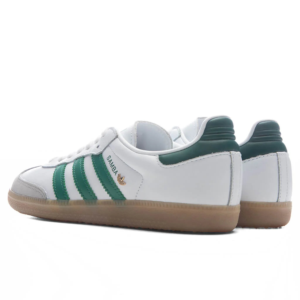 Womens Samba OG Cloud White Bold Green Collegiate Green