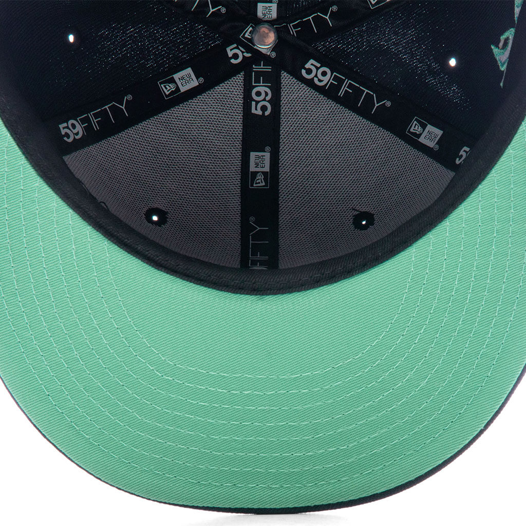 Feature x New Era Flaming Dice 59FIFTY Fitted Atlanta Braves