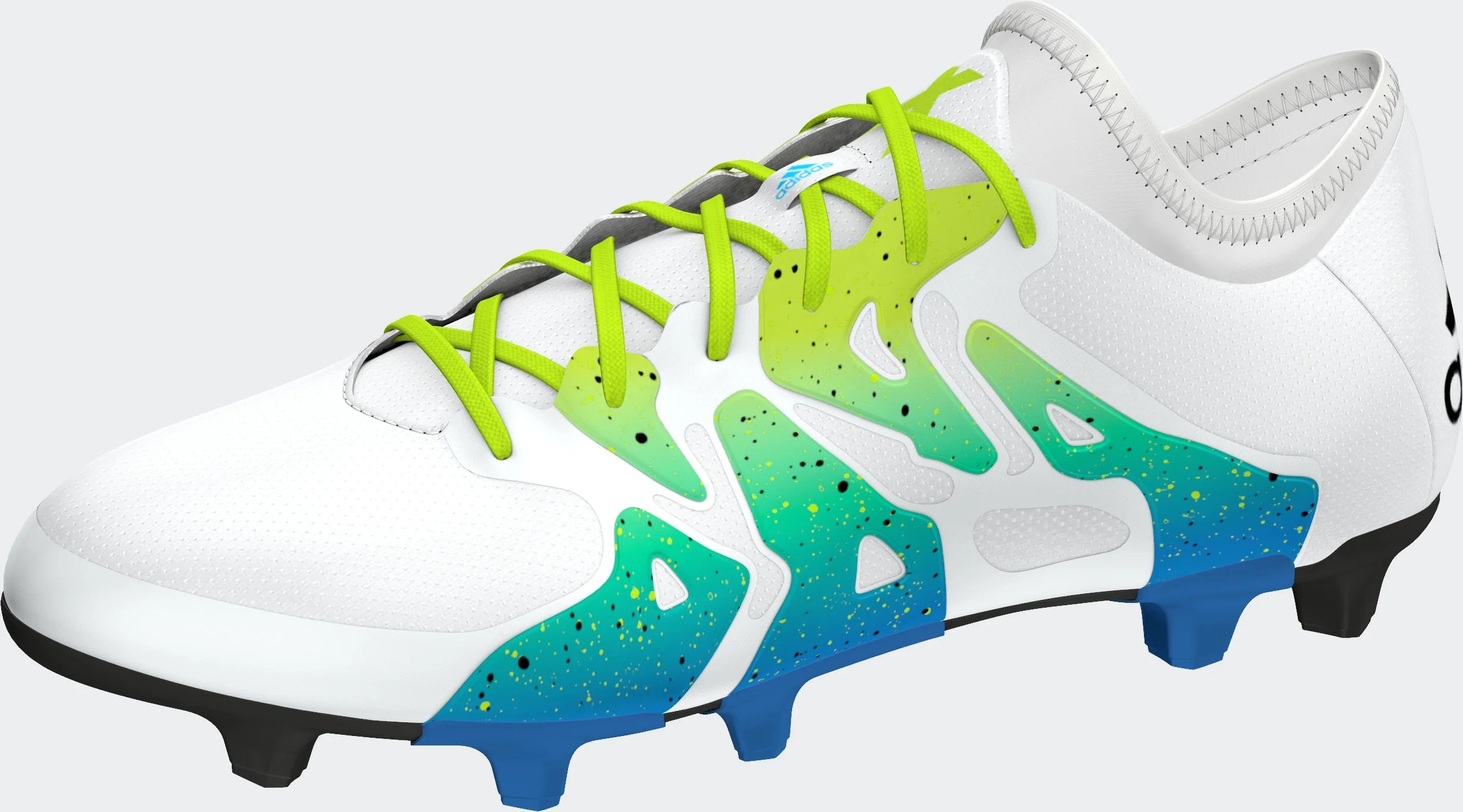 adidas X 151 FG AG Multi Ground Soccer Cleats White Solar Slime Black