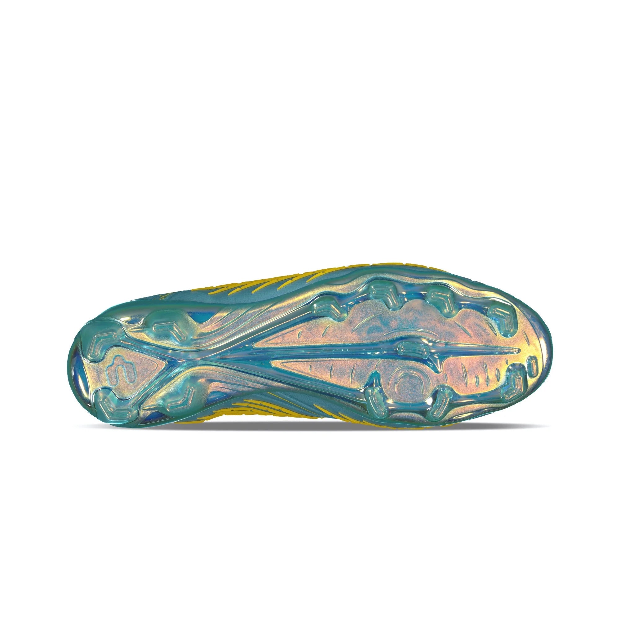 Charly Stingr Laceless PFX Firm Groud Aqua Yellow
