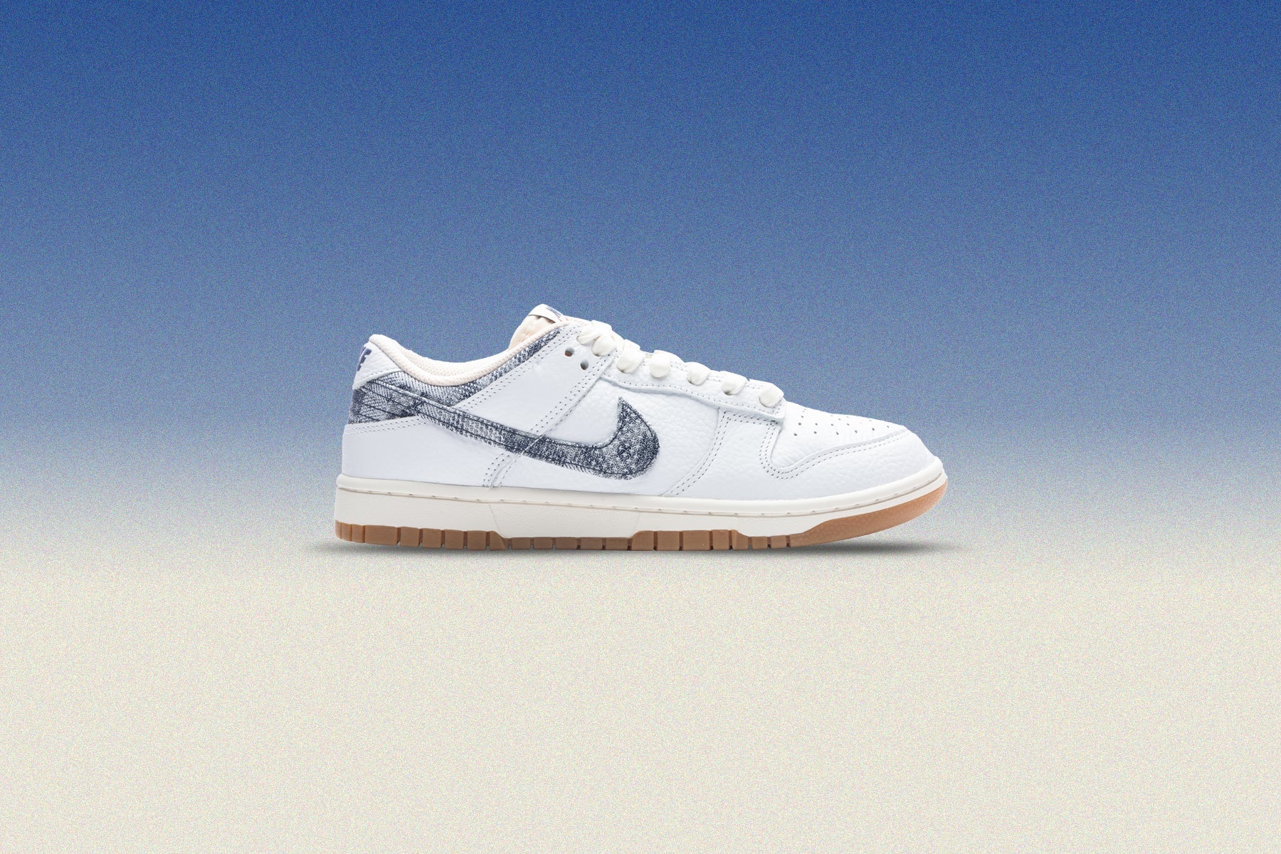 Dunk Low White Midnight Navy Gym Red
