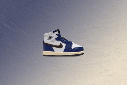 Air Jordan 1 Retro High OG Rare Air TD White Black Neutral Grey Deep Royal Blue