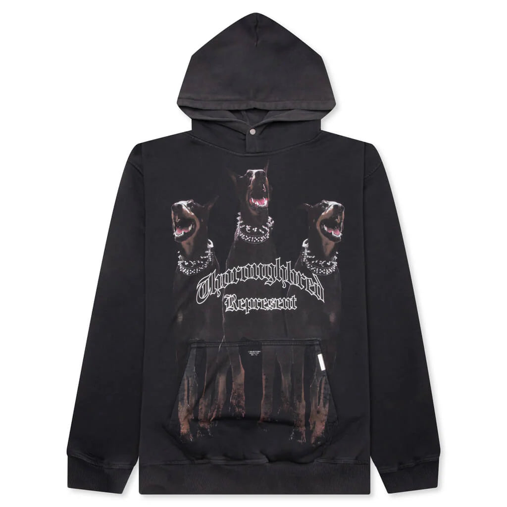 Thoroughbred Hoodie Vintage Black