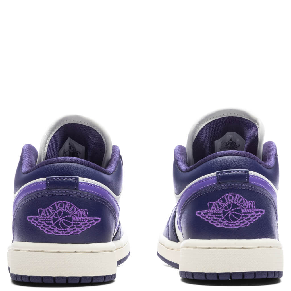 Womens Air Jordan 1 Low Sky J Purple Action Grape Sail