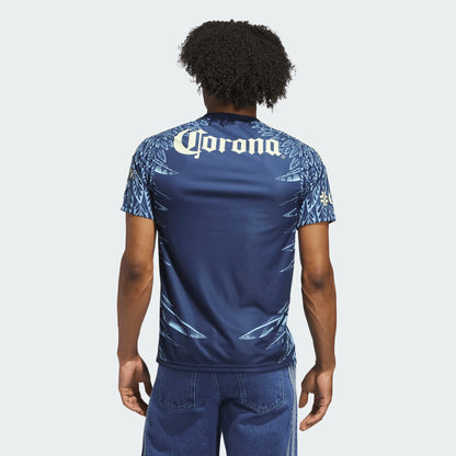 adidas Club América Mens Away Soccer Jersey 25 26 Blue