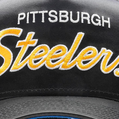 Feature x New Era Retro Satin Pittsburg Steelers