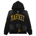 Galaxy Arc Zip Hoodie Pirate Black