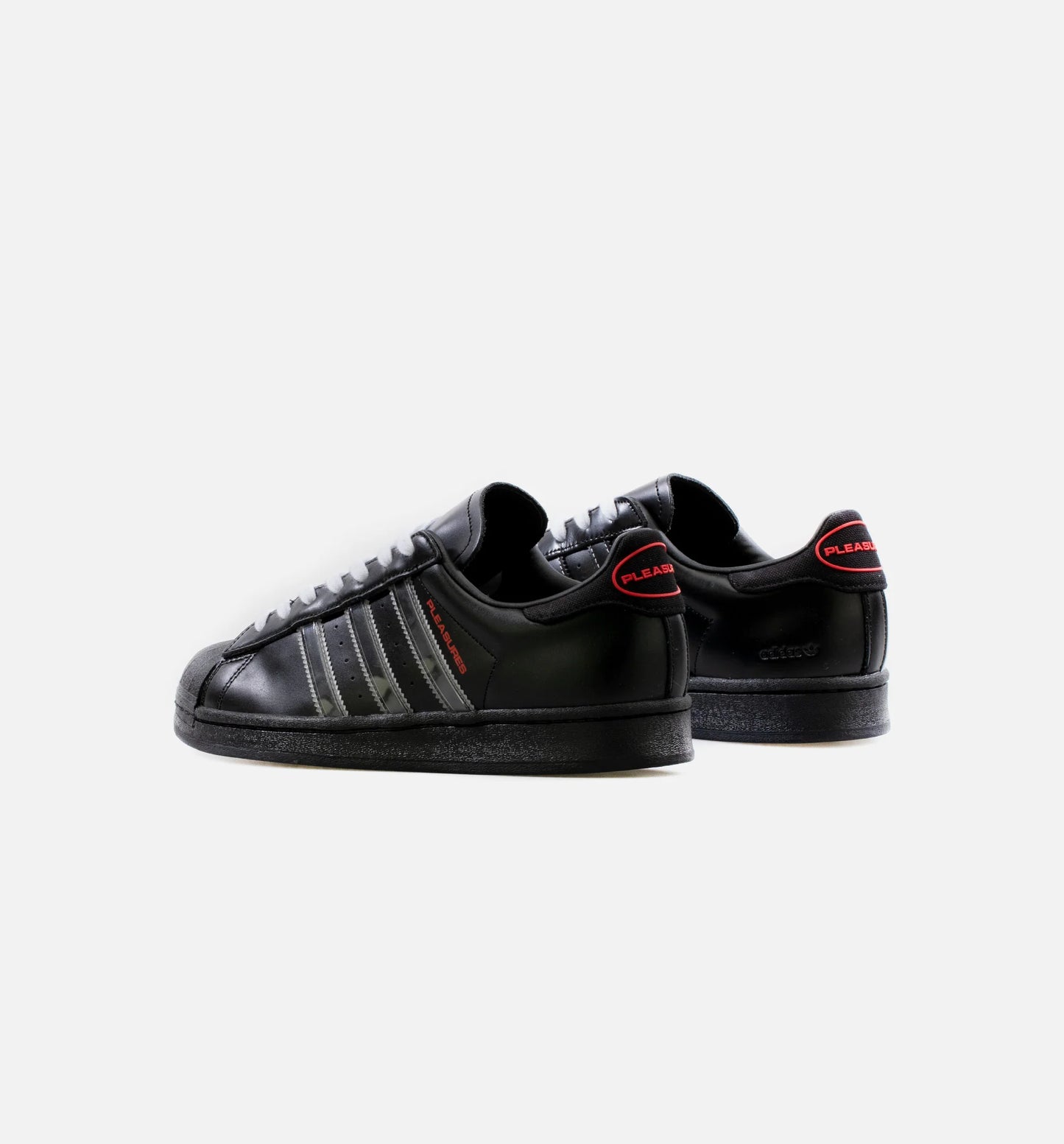 adidas Consortium X Pleasures Superstar Mens Lifestyle Shoe Black White