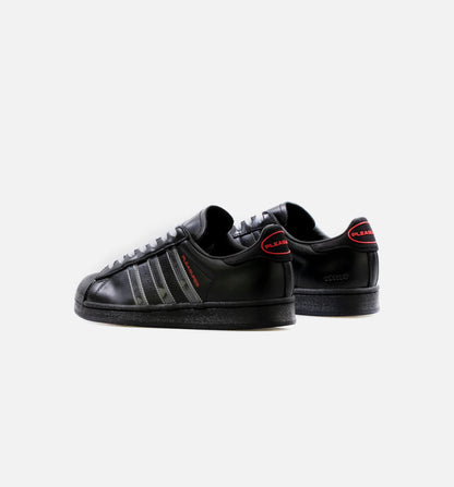 adidas Consortium X Pleasures Superstar Mens Lifestyle Shoe Black White