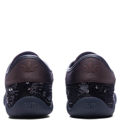 Adidas Originals x Wales Bonner Karintha Sequin Core Black Silver Metallic Dark Brown