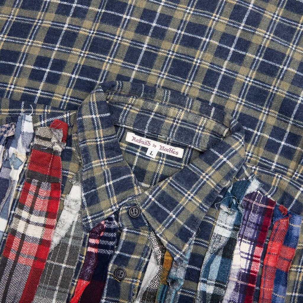 Ribbon Flannel Shirt Assorted