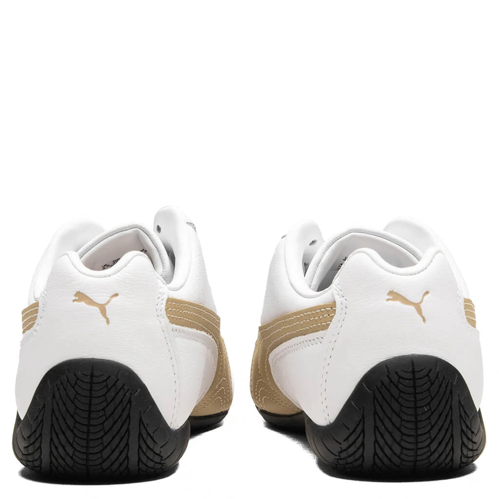 Womens Speedcat OG Leather White Toasted Almond