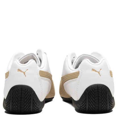 Womens Speedcat OG Leather White Toasted Almond