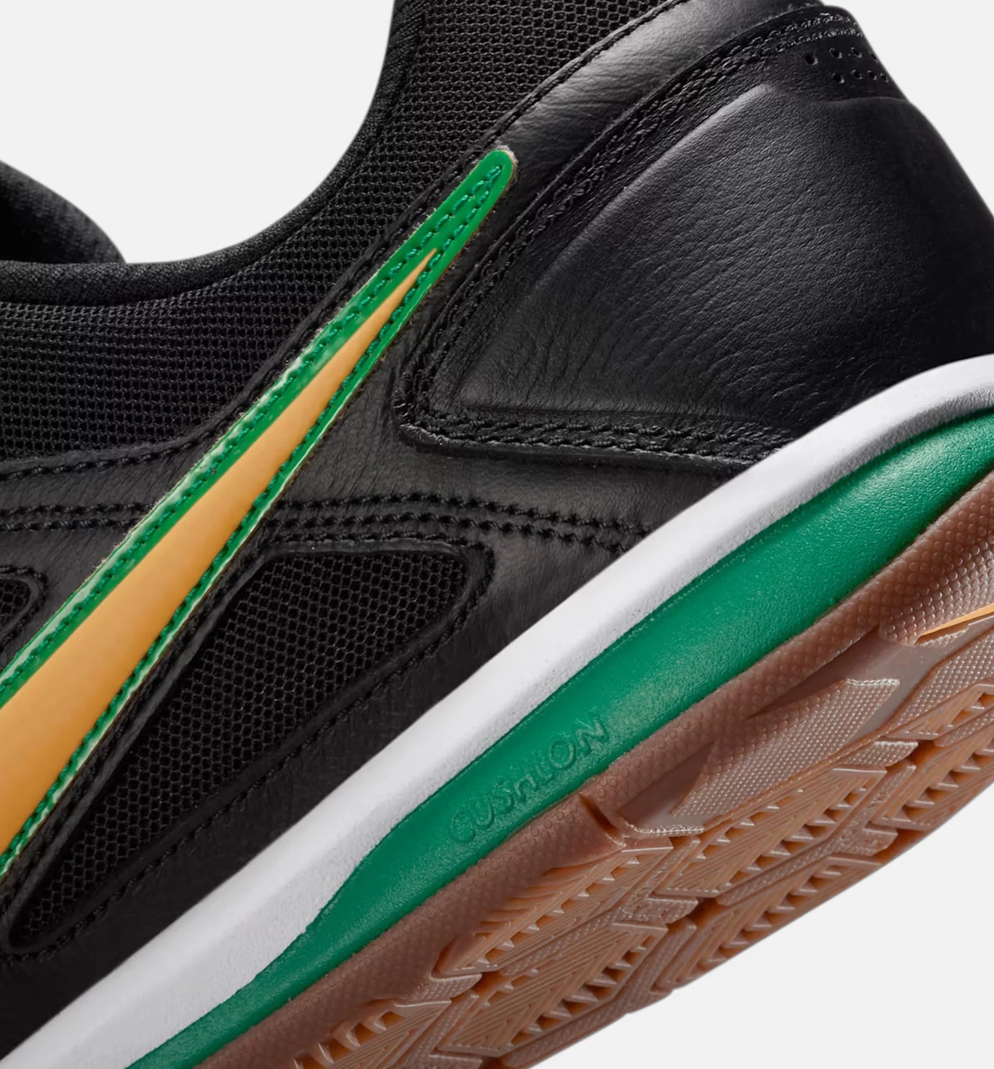 Gato Brasil Mens Lifestyle Shoe Black White Gum Dark Brown Varsity Maize