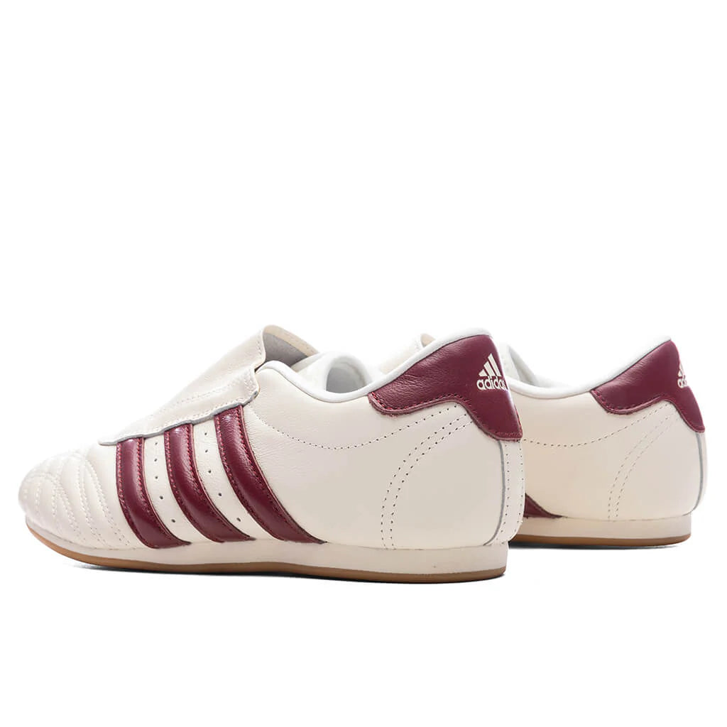 Womens Taekwondo Off White Noble Maroon Gum
