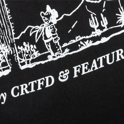 Feature x CRTFD T Shirt Black