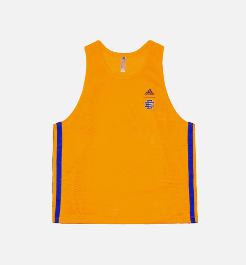 Eric Emanuel Hoops Tank Mens Shirt Gold