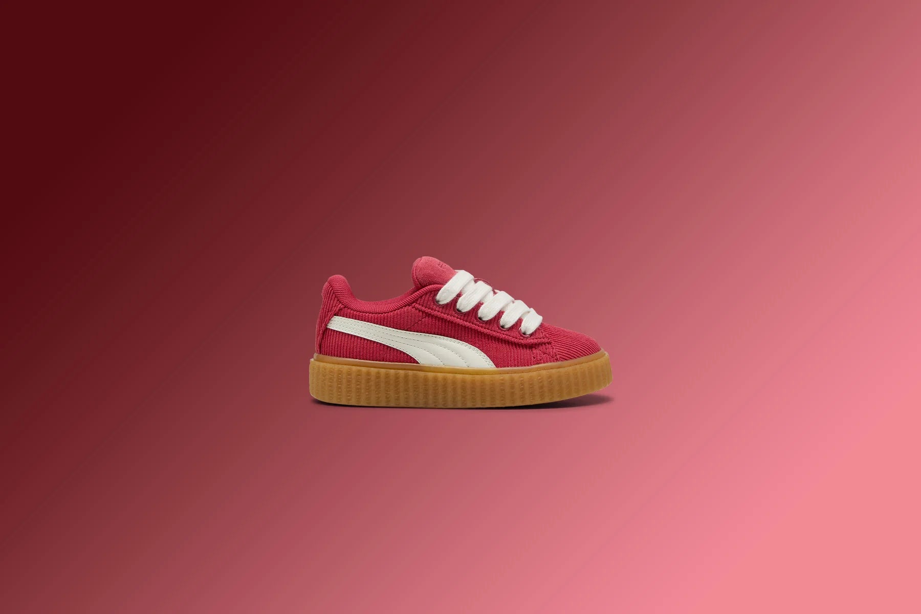 Puma x Fenty Creeper Phatty Corduroy TD Club Red Warm White Gum