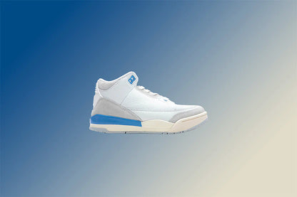 Air Jordan 3 Retro Lucky Shorts PS Summit White Hydrogen Blue Legend Blue