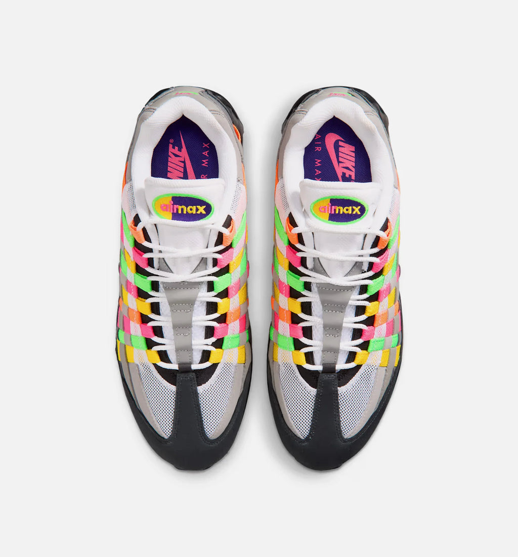 Air Max 95 Big Bubble Hyper Pink and Green Strike Mens Lifestyle Shoe Hyper Pink Green Strike